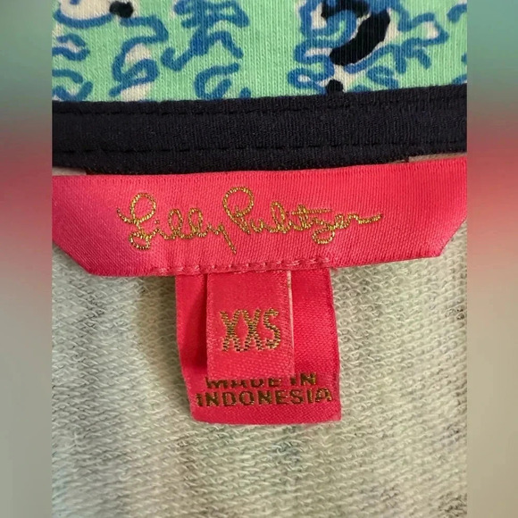 Lilly Pulitzer Skipper Dress Womens XXSmall Long Sleeve Pop Up Monkey Trouble - Picture 4 of 14